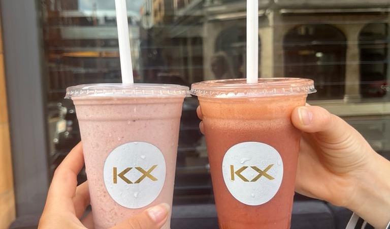 Juices and shakes at KX